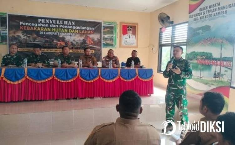 Cegah Karhutla Sebelum Meluas, Tim Pamen Mabes TNI Turun ke XIII Koto Kampar: Warga Diminta Lapor Cepat