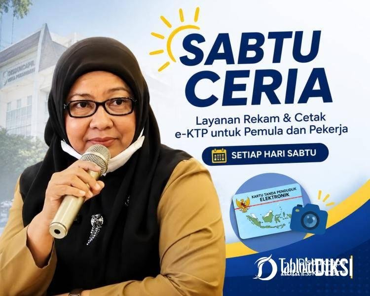 Sabtu Ceria Disdukcapil Pekanbaru Buka Pelayanan Rekam dan Cetak e-KTP di Hari Libur