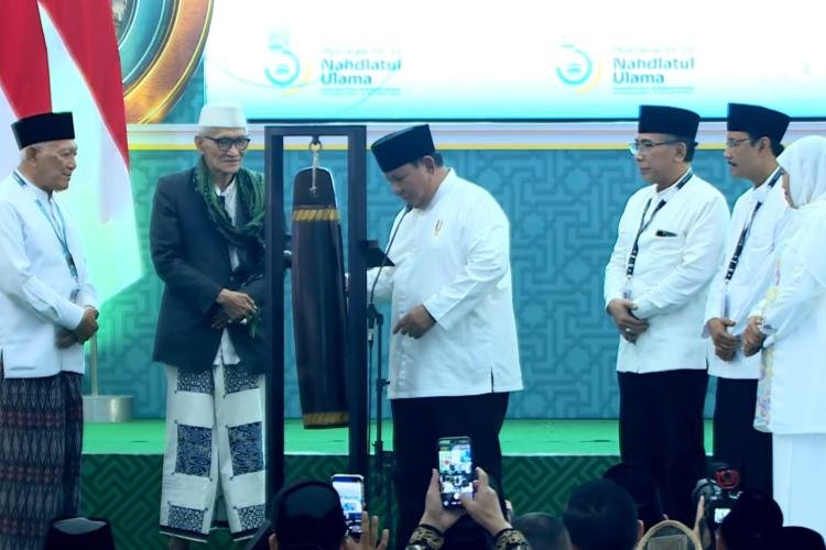 Di Hadapan Muktamirin NU, Prabowo Bicara Kemiskinan, BUMN hingga Utang IMF