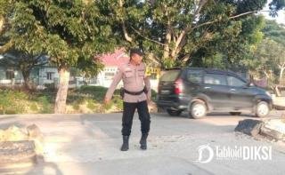 Strong Point Polsek Batu Hampar, Polisi Siaga Pagi Hari Jaga Kelancaran Lalu