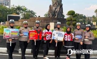 Polantas Karib Hadir, Edukasi Keselamatan Berlalu Lintas Warnai Car Free Day Pekanbaru
