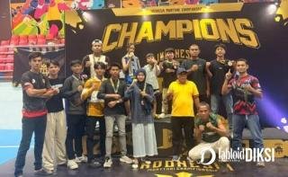 Briptu Aqil Bawa Nama Riau ke Podium, Raih Perak Kejurnas Muaythai