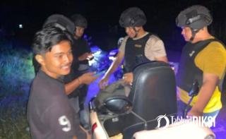 Tim Raga Polres Kampar Sisir Bangkinang, Balap Liar hingga Geng Motor Diantisipasi