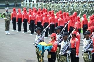 Tim Upacara dan Paskibra HUT Kemerdekaan RI Ke-81 Gladi Bersama di Istana Negara