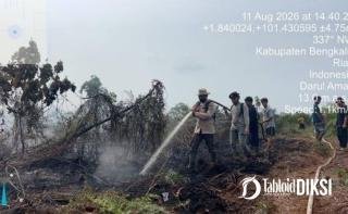 Karhutla Bengkalis Mengganas, Buluh Apo Masih Sisakan Titik Api