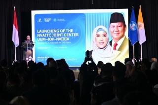 Menteri Meutya Hamid Luncurkan Pusat AI di UGM : Penggerak Kedaulatan Digital Indonesia