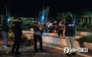 Bangkinang Disisir Polisi, Tim Raga Polres Kampar Pastikan Malam Tetap Kondusif