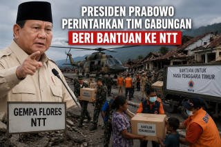 Presiden Perintahkan Tim Gabungan Tangani Dampak Gempa NTT