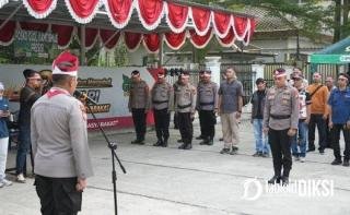 Wartawan dan Polisi Bersatu, Ekspresi Merah Putih Presisi Semarakkan HUT RI ke-81
