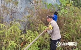 Api Lahap 1 Hektare Lahan di Payung Sekaki, Angin Kencang Bikin Pemadaman Dramatis