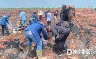Lima Ahli Turun ke Lokasi, Polda Riau Bongkar Misteri Karhutla di Bengkalis