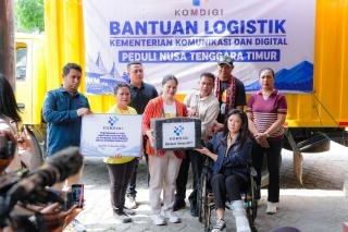 Bantu Korban Gempa NTT, Kemkomdigi Kirim 15 Ton Logistik dan 20 Starlink