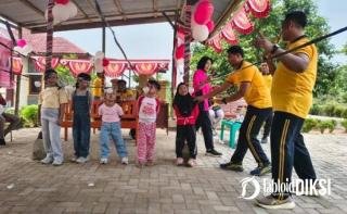 HUT RI ke-81, Polsek Batu Hampar Gelar Gerak Jalan dan Lomba Kocak