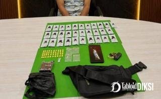 Bukan Cuma Sabu! Pengedar 29 Tahun Diciduk, 31 Catridge Etomidate dan 40 Ekstasi Disita