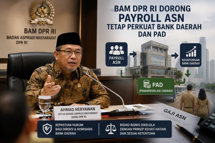 BAM DPR RI Dorong Payroll ASN Tetap Perkuat Bank Daerah dan PAD
