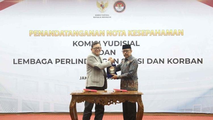 Perkuat Perlindungan Saksi dan Korban, KY dan LPSK Teken Nota Kesepahaman