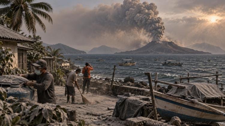 Gunung Anak Krakatau Erupsi, Warga Diminta Kurangi Aktivitas di Ruang Terbuka