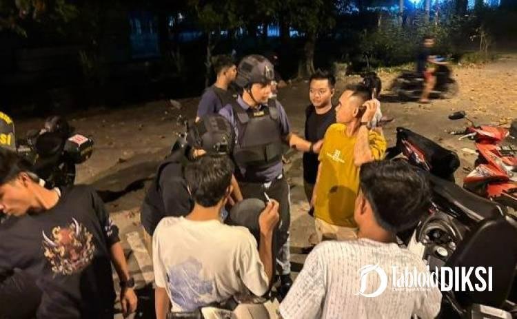 Tak Mau Beri Celah Pelaku Kejahatan, Tim Raga Polres Kampar Blusukan Malam di Bangkinang