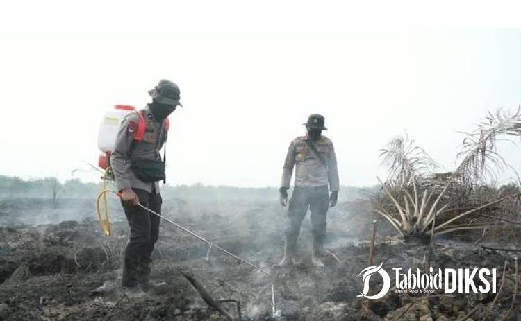 X Fire Diuji di Gambut Pelalawan, Polisi Buru Bara Api yang Mengendap di Bawah Tanah