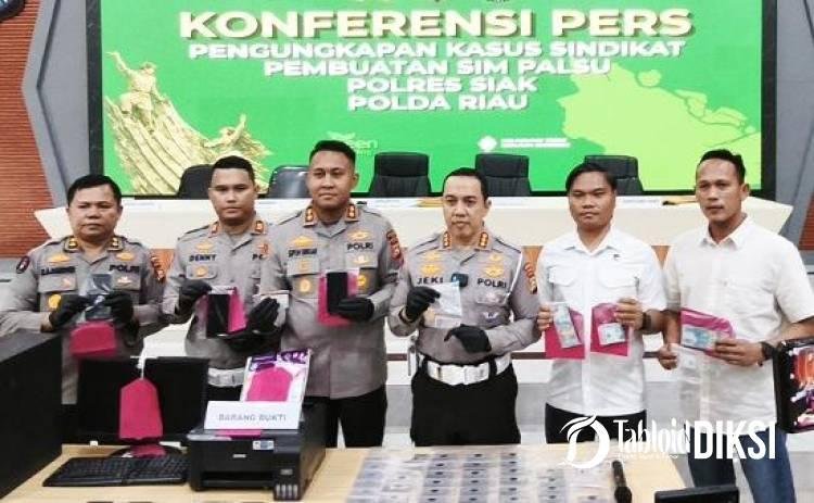 Sindikat Pemalsu SIM di Riau Dibongkar, Polisi Sita Blangko hingga Printer