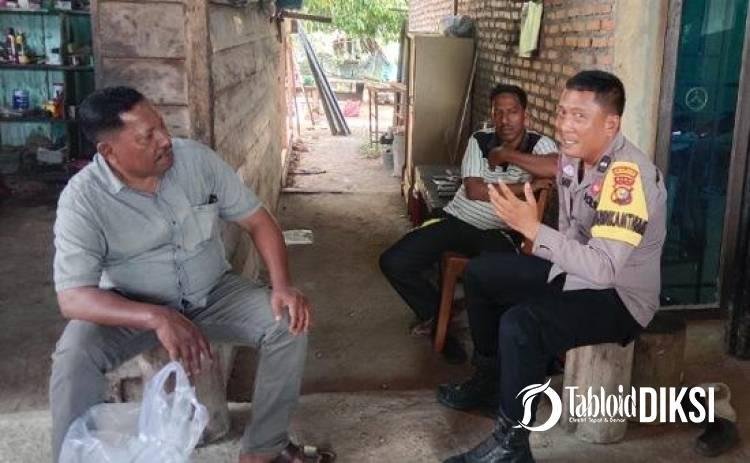 Polisi Keliling Sungai Sialang Pakai TOA, Warga Diingatkan Ancaman Karhutla dan Pidana