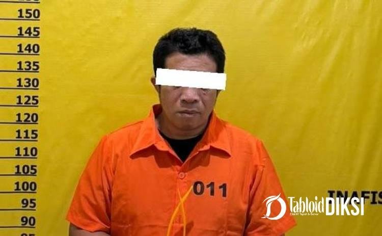 Terduga Penggelapan Motor Milik Adik Ipar Ditangkap Tengah Malam di Pelalawan