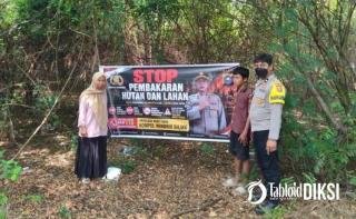 Cegah Karhutla Meluas, Polsek Bukit Raya Geruduk Wilayah Binaan: Jangan Bakar Lahan!