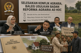 Selesaikan Konflik Agraria, Baleg Usulkan Badan Reforma Agraria Ad Hoc