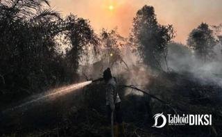 0,75 Hektare Masih Berasap, Tim Gabungan Kepung Bara Gambut Rimbo Panjang