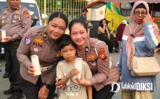 CFD Pekanbaru Disulap Jadi Panggung Edukasi, Polantas Kampanyekan Keselamatan dan Hijaukan Rumah Warga