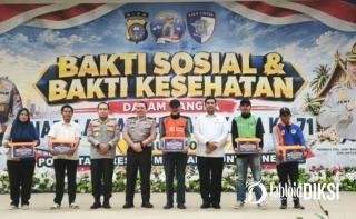 HUT Lantas ke-71, Donor Darah Ditlantas Polda Riau Tembus 350 Kantong