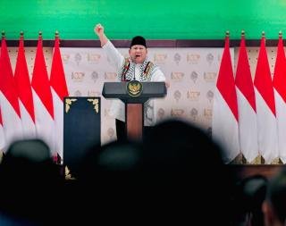 Dari Gontor, Prabowo Serukan Dukungan untuk Palestina