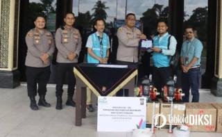 Polres Kampar Dapat Senjata Baru Lawan Karhutla : 2 Mesin Fire Hose dan Puluhan Perlengkapan