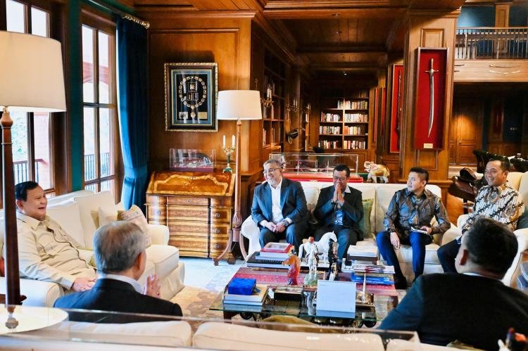 Presiden Prabowo Terima Kunjungan Wapres Malaysia di Hambalang, Bahas Karhutla 