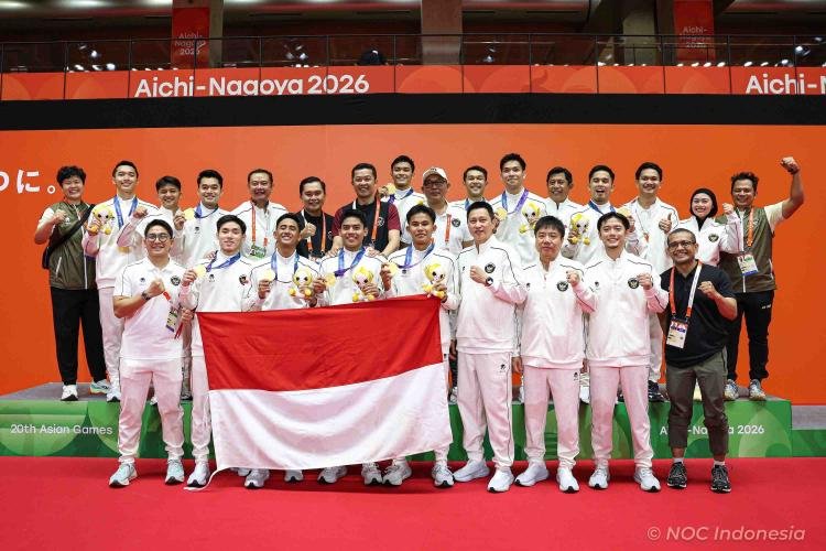 Indonesia Raih Emas Beregu Putra Asian Games 2026, BNI Apresiasi Regenerasi Atlet