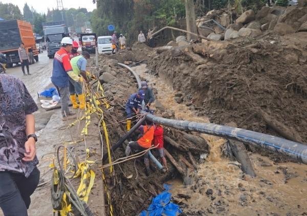 Pemerintah Percepat Pemulihan Infrastruktur Pascabanjir Bandang di Kabupaten Solok