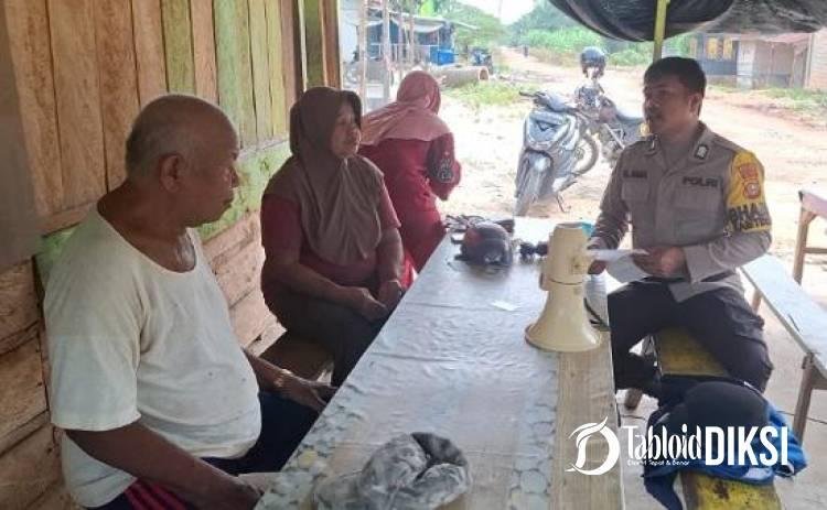 TOA Polisi Menggema di Jalan Batu Hampar, Warga Diingatkan Karhutla Bisa Berujung Jerat Hukum