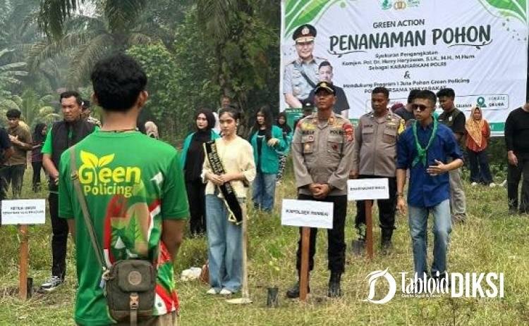 BEM UHTP dan PeHR Tanam Pohon di Okura Hidupkan Green Policing