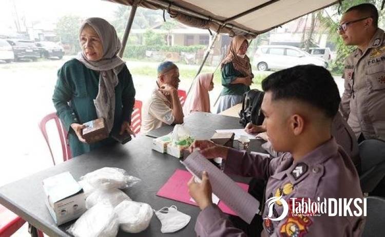 HUT ke-81 Korps Brimob Polri, Warga Kampar Dapat Pengobatan dan Cek Kesehatan Gratis