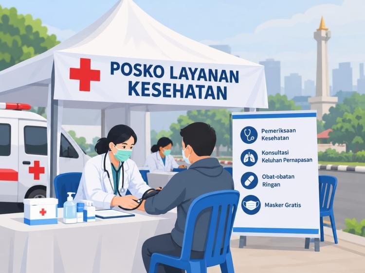 Mulai Hari Ini, Lima Posko Kesehatan Layani Warga Terdampak Kabut Asap di Pekanbaru