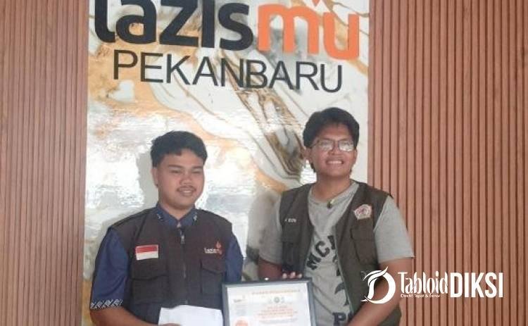 Gandeng Lazismu Pekanbaru, BEM Universitas Hang Tuah Salurkan Donasi Kemanusiaan Rp2,01 Juta untuk Korban Bencana