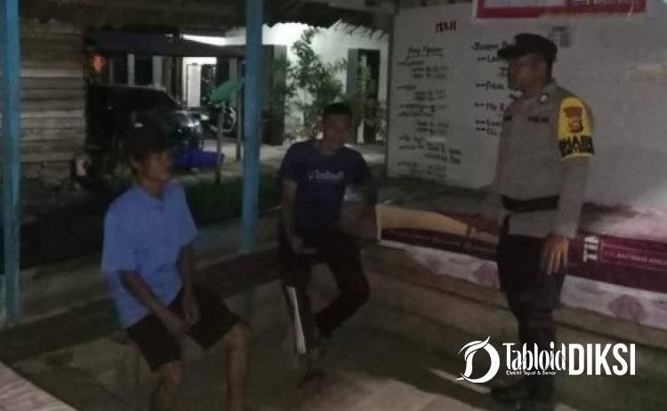 Cegah Gangguan Kamtibmas, Kapolsek Batu Hampar Ajak Warga Rohil Tak Pasif Jaga Lingkungan