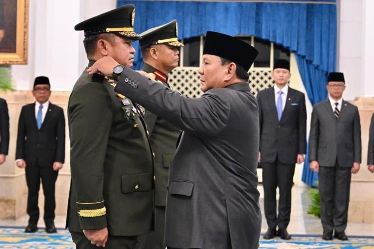 Pelantikan Maruli Simanjuntak Jadi Wakil Panglima TNI dan Kepala Badan Perbatasan