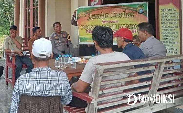 Polisi Turun ke Bantaian Hilir, Jumat Curhat Jadi Ruang Warga Sampaikan Keluhan