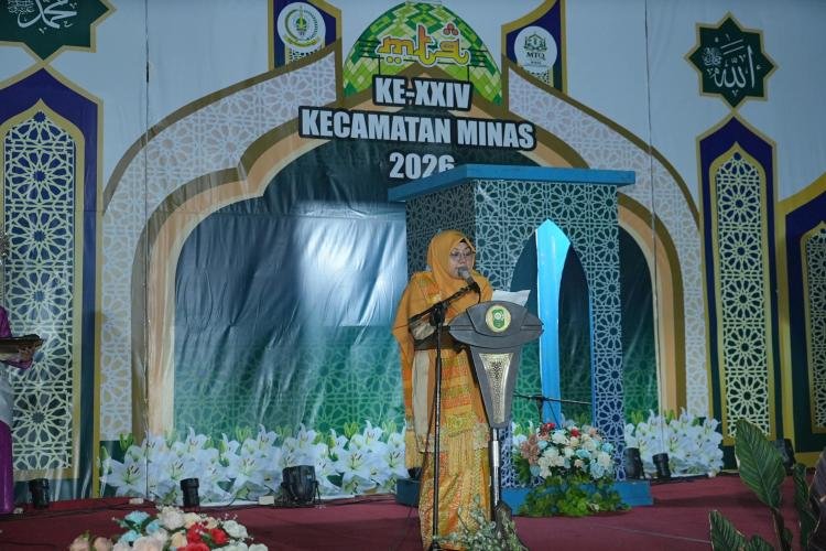 Buka MTQ Minas, Bupati Afni Prioritaskan Pembinaan Qori dan Qoriah