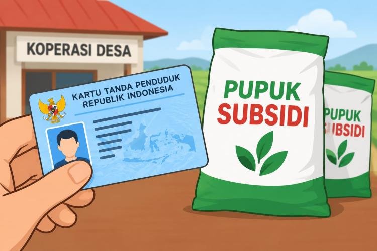 Petani Cukup Bawa KTP Tebus Pupuk Subsidi di Koperasi Desa