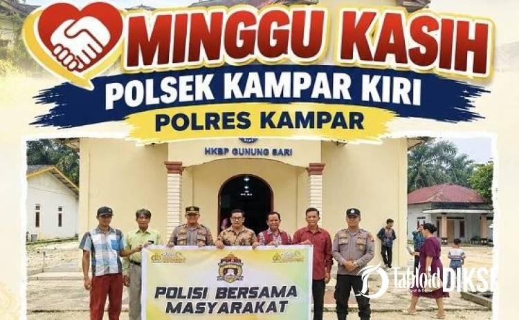 Polisi Hadir Saat Ibadah Minggu, Kompol Nurman Pastikan Jemaat HKBP Gunung Sari Merasa Aman