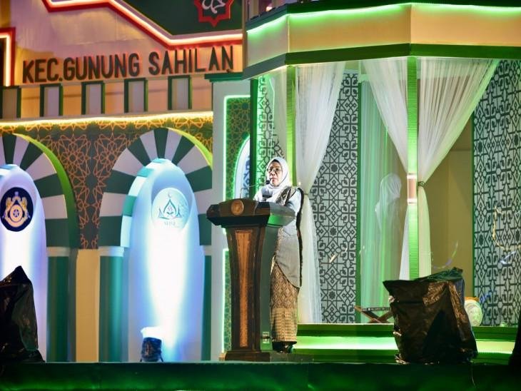 Wabup Misharti Tutup MTQ ke-55 Kampar, Kafilah Diminta Bersiap ke Tingkat Provinsi