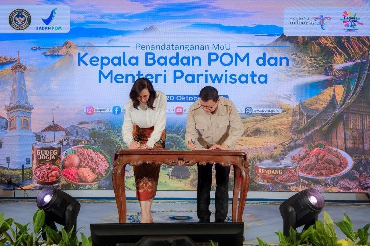 Kemenpar dan BPOM Perkuat Keamanan Pangan di Desa Wisata