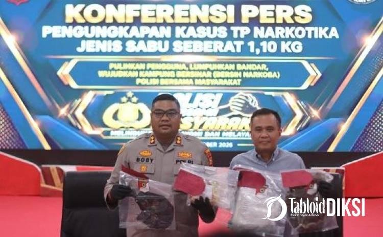 Perangi Narkoba, Polres Kampar Tangkap Kurir Narkoba Bawa 1 Kilo Sabu-sabu